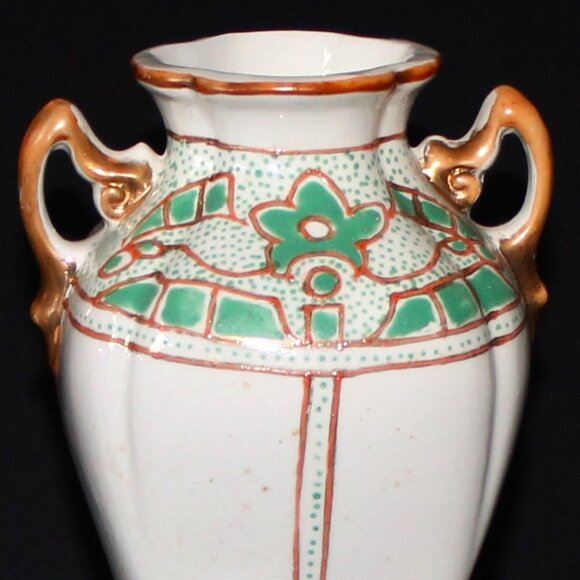 Pair of Vintage Vases with Handles | Bud Vases - Picture 2 of 9